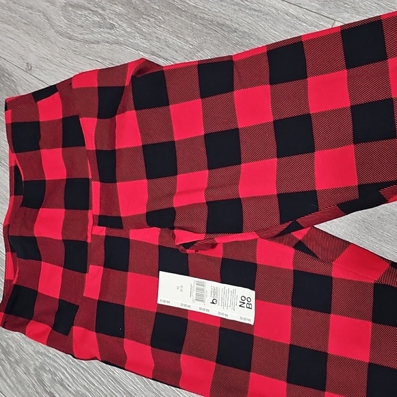 Nwt women's XS plaid leggings #341 - Picture 2 of 3